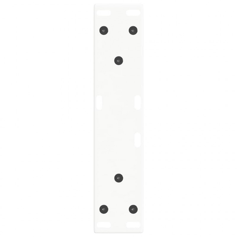Nogi do stolika kawowego w kształcie litery V 2 szt. Białe 28x(42-43,3) cm Stal