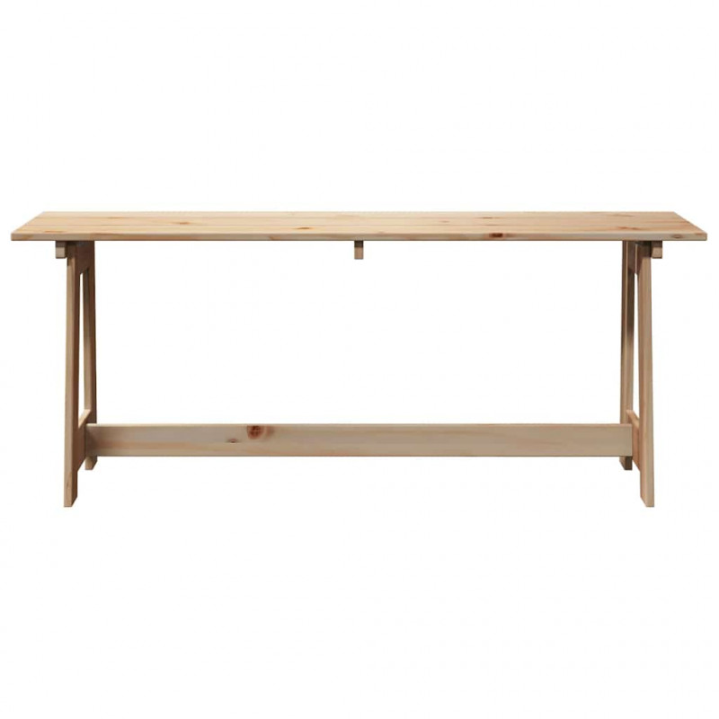 Ławka ogrodowa Naturalny 119 x 47 x 35 cm Drewno sosnowe