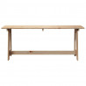 Ławka ogrodowa Naturalny 119 x 47 x 35 cm Drewno sosnowe