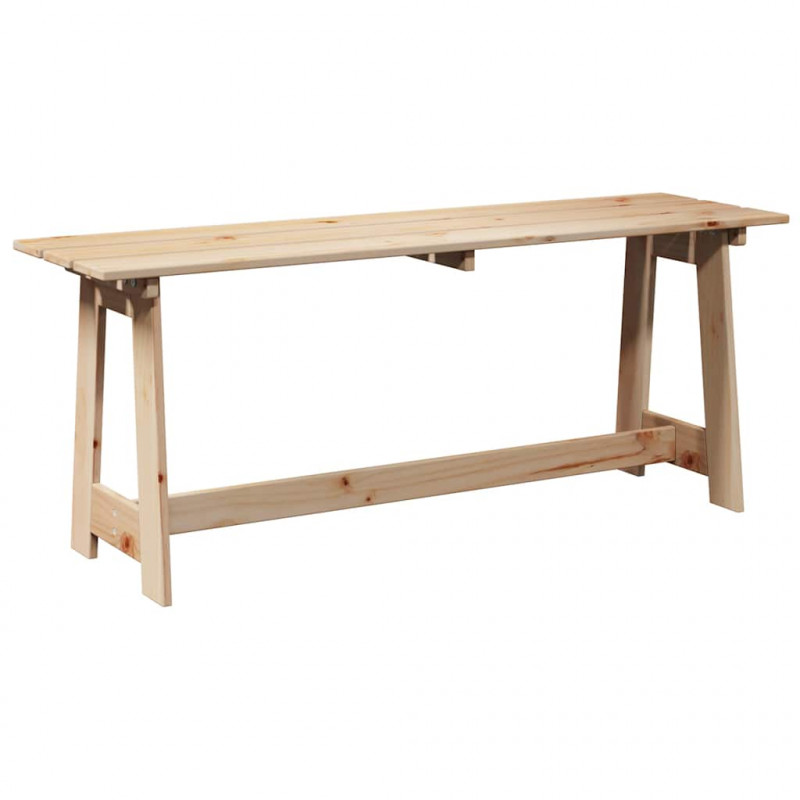 Ławka ogrodowa Naturalny 119 x 47 x 35 cm Drewno sosnowe