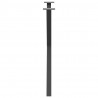 Nogi do stołu jadalnego w kształcie litery X 2 szt. Antracyt 80x(72-73) cm Stal