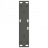 Nogi do stolika kawowego w kształcie litery V 2 szt. Antracyt 28x(42-43,3) cm Stal