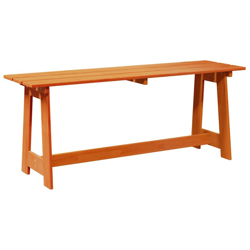 Ławka ogrodowa Brązowy 119 x 47 x 35 cm Lite drewno sosnowe