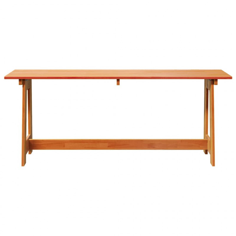 Ławka ogrodowa Brązowy 119 x 47 x 35 cm Lite drewno sosnowe