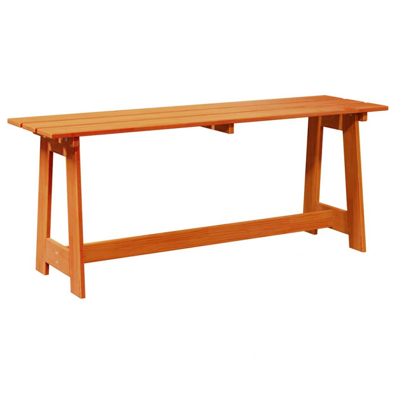 Ławka ogrodowa Brązowy 119 x 47 x 35 cm Lite drewno sosnowe