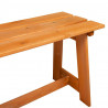 Ławka ogrodowa Brązowy 119 x 47 x 35 cm Lite drewno sosnowe