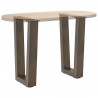 Nogi do stolika kawowego w kształcie litery V 2 szt. Naturalna stal 28x(42-43,3) cm Stal