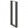 Nogi do stołu barowego w kształcie litery U 2 szt. Antracyt 50x(100-101) cm Stal