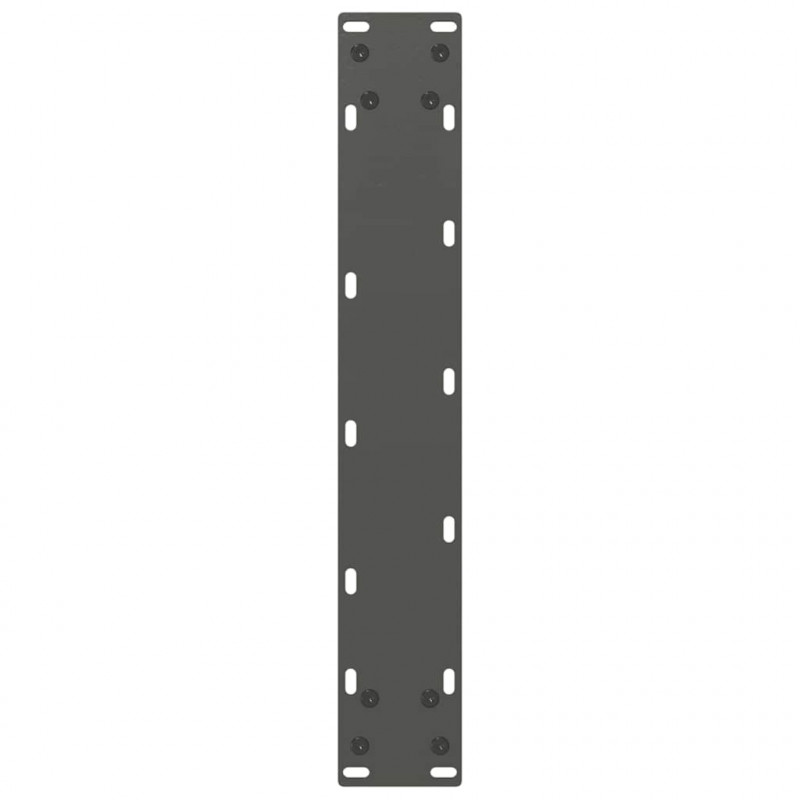 Nogi do stołu barowego w kształcie litery U 2 szt. Antracyt 50x(100-101) cm Stal