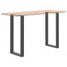 Nogi do stołu barowego w kształcie litery U 2 szt. Antracyt 50x(100-101) cm Stal