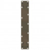 Nogi do stołu barowego w kształcie litery U 2 szt. Naturalna stal 50x(100-101) cm Stal
