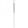 Nogi do stołu jadalnego w kształcie litery X 2 szt. Białe 90x(72-73) cm Stal