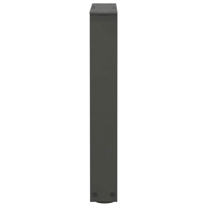 Nogi do stolika kawowego w kształcie litery V 2 szt. Antracyt 38x(42-43,3) cm Stal