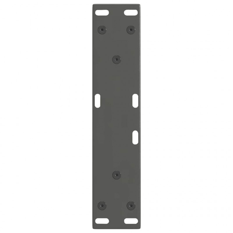 Nogi do stolika kawowego w kształcie litery V 2 szt. Antracyt 38x(42-43,3) cm Stal