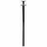 Nogi do stołu jadalnego w kształcie litery X 2 szt. Antracyt 90x(72-73) cm Stal