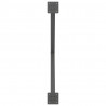 Nogi do stołu jadalnego w kształcie litery X 2 szt. Antracyt 90x(72-73) cm Stal