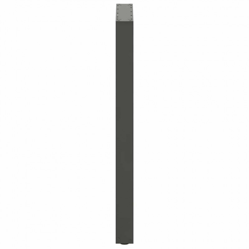 Nogi do stołu barowego w kształcie litery U 2 szt. Antracyt 60x(100-101) cm Stal