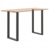 Nogi do stołu barowego w kształcie litery U 2 szt. Antracyt 60x(100-101) cm Stal
