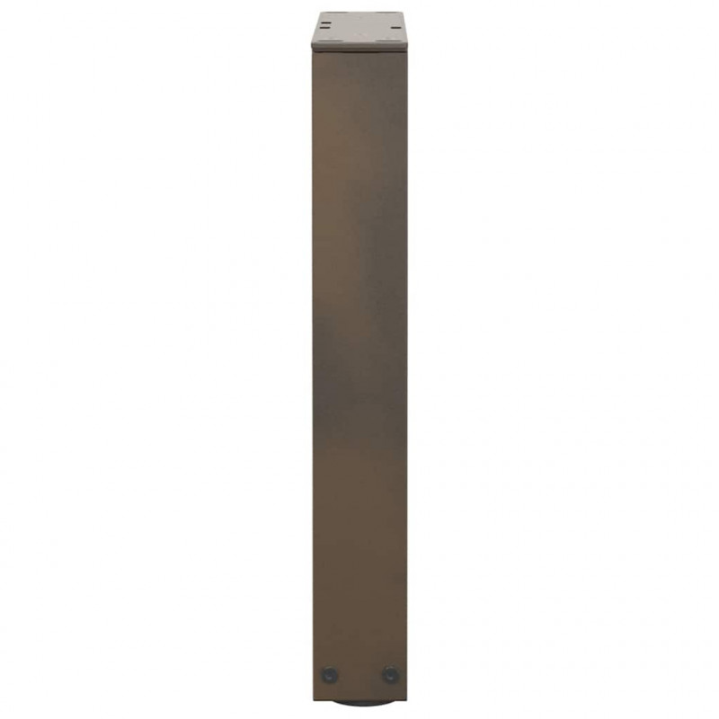 Nogi do stolika kawowego w kształcie litery V 2 szt. Naturalna stal 38x(42-43,3) cm Stal
