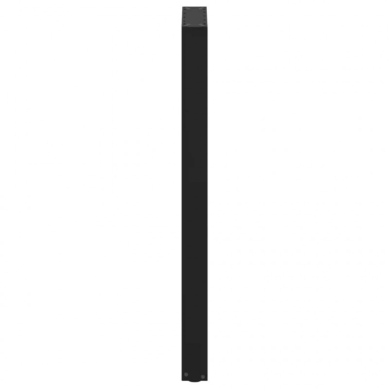 Nogi do stołu barowego w kształcie litery U 2 szt. Czarne 40x(110-111) cm Stal