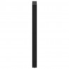 Nogi do stołu barowego w kształcie litery U 2 szt. Czarne 40x(110-111) cm Stal