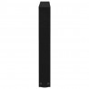 Nogi do stolika kawowego w kształcie litery V 2 szt. Czarne 50x(42-43,3) cm Stal