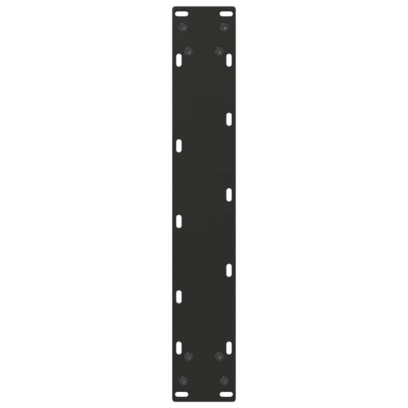 Nogi do stołu barowego w kształcie litery U 2 szt. Czarne 40x(110-111) cm Stal