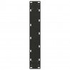 Nogi do stołu barowego w kształcie litery U 2 szt. Czarne 40x(110-111) cm Stal