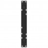 Nogi do stolika kawowego w kształcie litery V 2 szt. Czarne 50x(42-43,3) cm Stal
