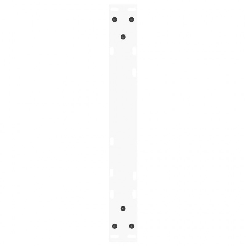 Nogi do stolika kawowego w kształcie litery V 2 szt. Białe 50x(42-43,3) cm Stal