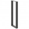 Nogi do stołu barowego w kształcie litery U 2 szt. Antracyt 40x(110-111) cm Stal