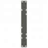 Nogi do stolika kawowego w kształcie litery V 2 szt. Antracyt 50x(42-43,3) cm Stal