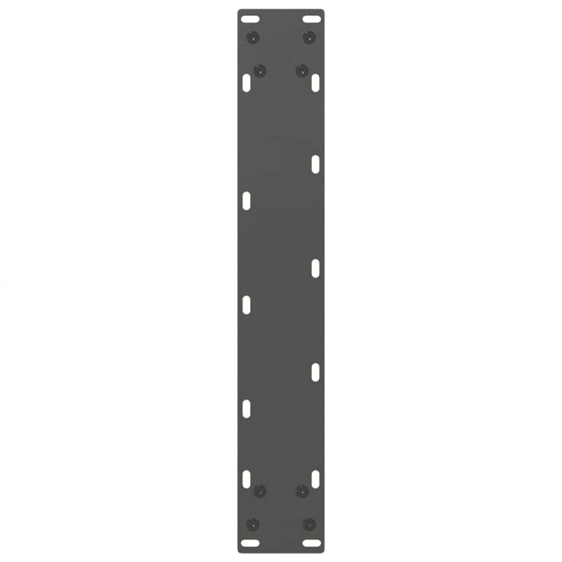 Nogi do stołu barowego w kształcie litery U 2 szt. Antracyt 40x(110-111) cm Stal