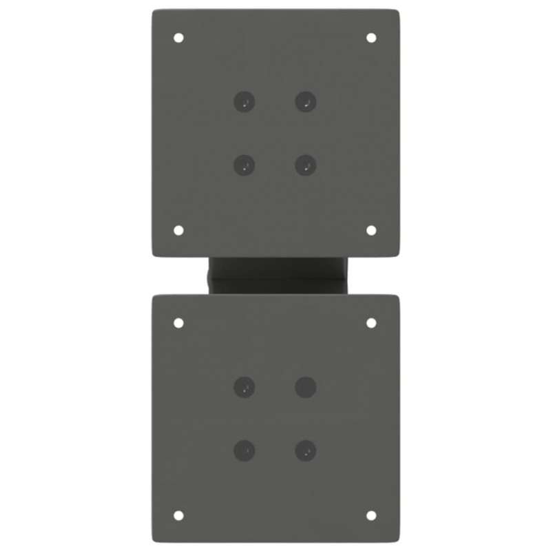 Nogi do stolika kawowego w kształcie litery X 2 szt. Antracyt 30x(30-31) cm Stal