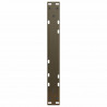 Nogi do stolika kawowego w kształcie litery V 2 szt. Naturalna stal 50x(42-43,3) cm Stal