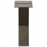 Nogi do stolika kawowego w kształcie litery X 2 szt. Naturalna stal 30x(30-31) cm Stal