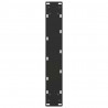 Nogi do stołu barowego w kształcie litery U 2 szt. Czarne 50x(110-111) cm Stal