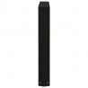 Nogi do stolika kawowego w kształcie litery V 2 szt. Czarne 60x(42-43,3) cm Stal