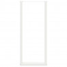 Nogi do stołu barowego w kształcie litery U 2 szt. Białe 50x(110-111) cm Stal