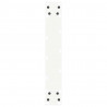 Nogi do stołu barowego w kształcie litery U 2 szt. Białe 50x(110-111) cm Stal