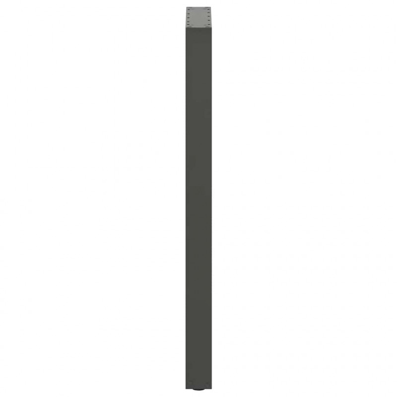 Nogi do stołu barowego w kształcie litery U 2 szt. Antracyt 50x(110-111) cm Stal
