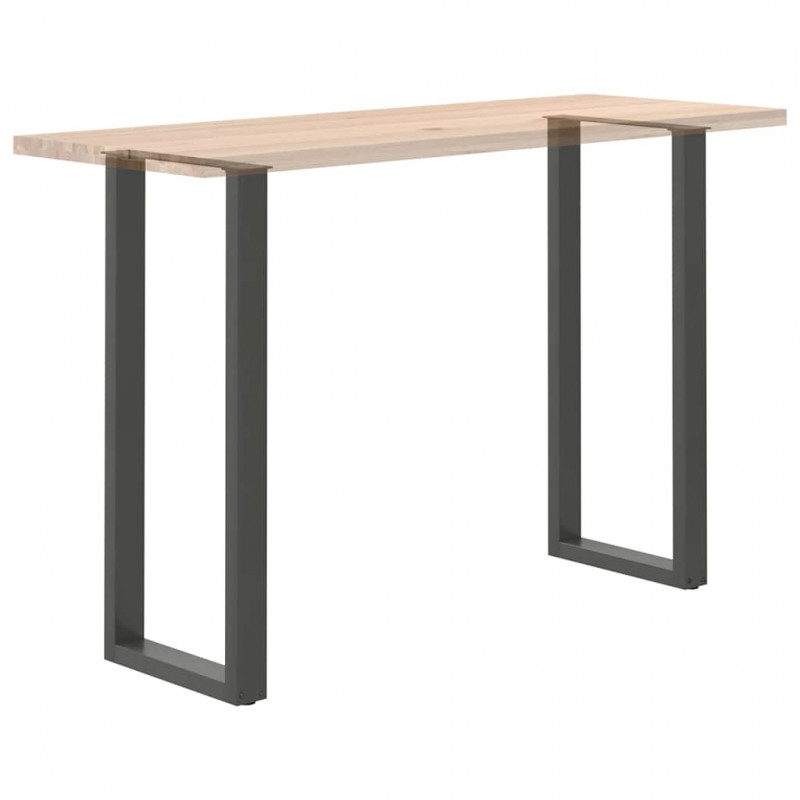 Nogi do stołu barowego w kształcie litery U 2 szt. Antracyt 50x(110-111) cm Stal
