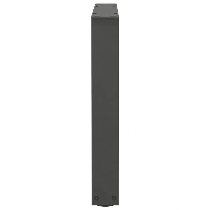 Nogi do stolika kawowego w kształcie litery V 2 szt. Antracyt 60x(42-43,3) cm Stal