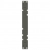 Nogi do stolika kawowego w kształcie litery V 2 szt. Antracyt 60x(42-43,3) cm Stal
