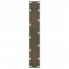 Nogi do stołu barowego w kształcie litery U 2 szt. Naturalna stal 50x(110-111) cm Stal