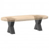 Nogi do stolika kawowego w kształcie litery X 2 szt. Antracyt 40x(30-31) cm Stal