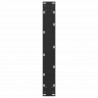 Nogi do stołu barowego w kształcie litery U 2 szt. Czarne 60x(110-111) cm Stal