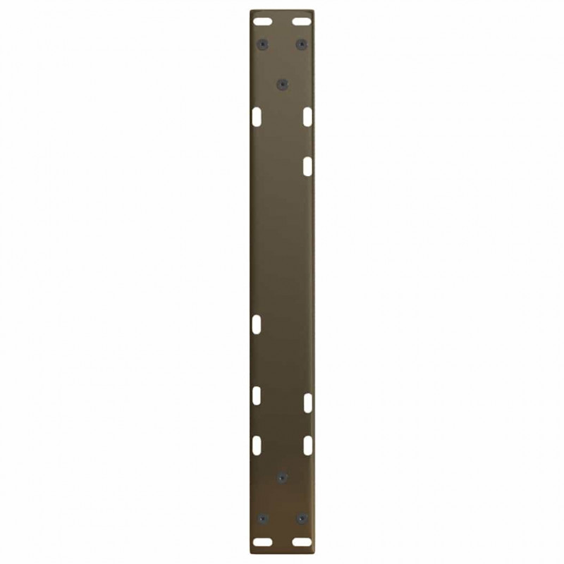 Nogi do stolika kawowego w kształcie litery V 2 szt. Naturalna stal 60x(42-43,3) cm Stal