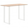 Nogi do stołu barowego w kształcie litery U 2 szt. Białe 60x(110-111) cm Stal