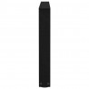 Nogi do stolika kawowego w kształcie litery V 2 szt. Czarne 70x(42-43,3) cm Stalowe